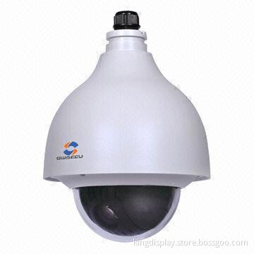 CCTV Dome Camera, Analog PTZ Alarm In/Out, 23x Mini Day and Night (ICR)